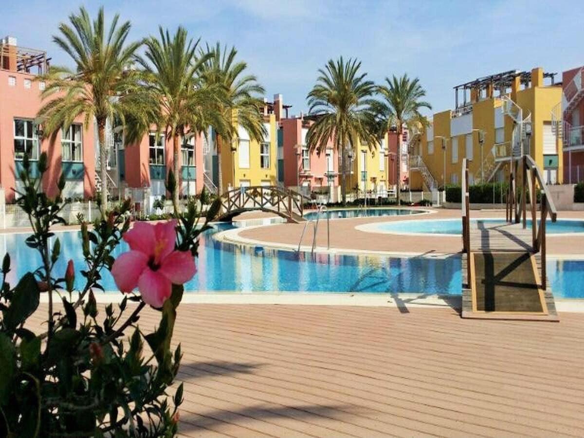 Atico Helena Con Solarium Y Jacuzzi Privado En Laguna Beach Vera Bagian luar foto