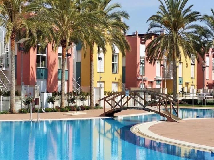 Atico Helena Con Solarium Y Jacuzzi Privado En Laguna Beach Vera Bagian luar foto
