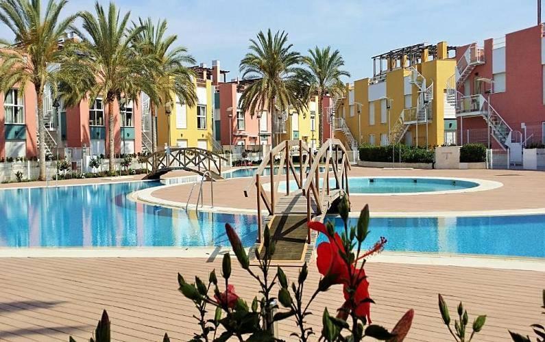 Atico Helena Con Solarium Y Jacuzzi Privado En Laguna Beach Vera Bagian luar foto